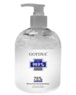 GOTDYA 500ml 75% Alcohol Rinse-Free Hand Sanitiser - 99.9% Germs Killer