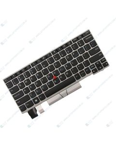 Lenovo ThinkPad 20R3001PAU Replacement Laptop US Keyboard (SILVER) 01YP800