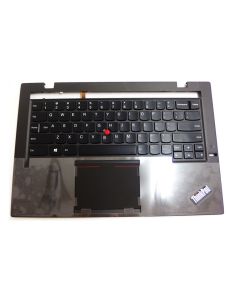 Lenovo ThinkPad X1 Carbon 20A70000AU Mystique-1 FRU Keyboard Bezel ASM w/ Keyboard US English (Chicony) ClickPad w/o NFC 04X5570