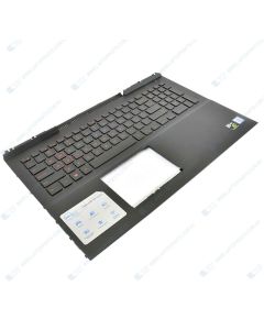 Dell Inspiron 7567 7566 Replacement Laptop Upper Case / Palmrest US Keyboard with RED Backlit 0MDC8K 03R0JR