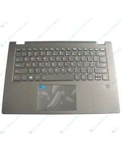 Lenovo Flex 6-14IKB 6-14ARR Replacement Laptop Upper Case / Palmrest with Backlit Keyboard 5CB0R08815