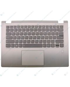 Lenovo Yoga 530-14IKB Replacement Laptop Upper Case / Palmrest with US Keyboard and Touchpad SILVER 5CB0R08901