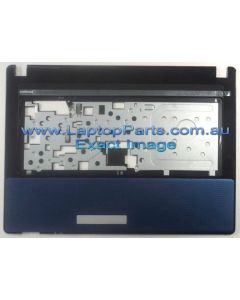 Acer Gateway NV49C N11MGE1512Cbk_3V3 UPPER CASE BLACK W/POWER BOARD CABLE & LED FUNCTION BOARD CABLE & SPEAKER & BLUE PALMREST F