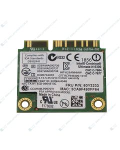 Lenovo ThinkPad T430 234427M Wireless, Wlan, IN, PP33 HMC 60Y3233