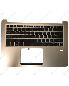 Acer SWIFT 1 SF114-32 Replacement Laptop Upper Case / Palmrest with Keyboard (GOLD) 6B.GZKN1.001 6B.GXRN1.009