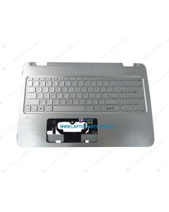 HP ENVY 15-U 15T-U Replacement Laptop Silver Palmrest with Keyboard 812879-001