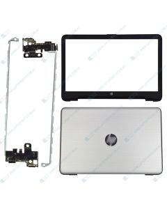 HP Pavilion 17-Y 17-AY 17-X  Replacement Laptop LCD Back Cover (SILVER), Bezel and Hinges 856592-001 856597-001 856599-001
