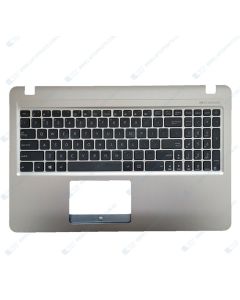 Asus X540U X540UA X540UP X540UB X540UV X540NA-1A Replacement US Gold Upper Case / Palmrest with Keyboard NO Trackpad 90NB0B31-R32US0 90NB0HG1-R32US2