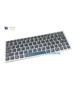 Sony PCG31311W VPCYB16KG VPC-YA / YB Replacement Laptop Keyboard Silver Frame Black Keys A1807420A