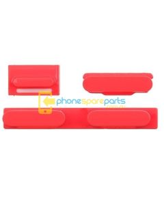 Apple iPhone 5C power volume mute buttons Red - AU Stock