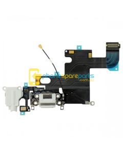 Apple iPhone 6 Charging Port Flex Cable with Mic and Handsfree Port White - AU Stock