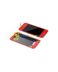 Apple iPod Touch 4 / 4th Gen LCD and Touch Screen Assembly + Button Metallic Red - AU Stock