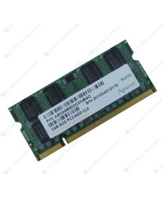 APACER 2GB DDR2 800MHz PC2-6400 CL6 SODIMM Replacement Laptop Memory AS02GE800C6NBGC USED