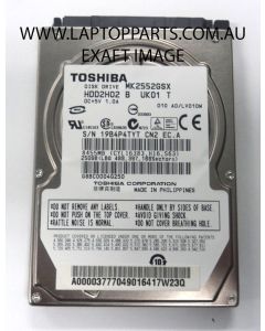 Toshiba Satellite U400 U405 Series Replacement Laptop Hard Disk Drive HDD2H02 250GB MK2552GSX A000037770 USED