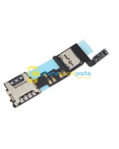 Galaxy Note 4 N910G Sim Card and Micro SD Card Slots Flex Cable - AU Stock