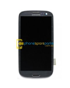 Galaxy S3 i9300 LCD and touch screen assembly with frame Grey - AU Stock