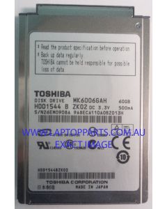 Toshiba MK6006GAH 60GB IDE Hard disk drive P000462670