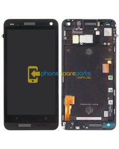 HTC One M7 LCD Frame Black ** FRAME ONLY WITHOUT LCD **  - AU Stock