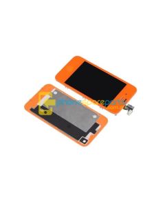 iPhone 4 LCD and touch screen assembly + button + back cover [RED]