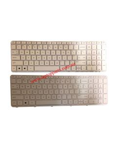 HP 15-G041AU J6L82PA Replacement White Laptop Keyboard WITH Frame 749658-001 NEW