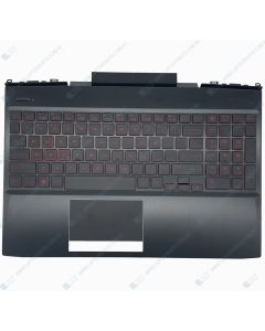 HP OMEN 15-DC0000 4SP46PA Replacement Laptop Upper Case / Palmrest with Keyboard L32774-001