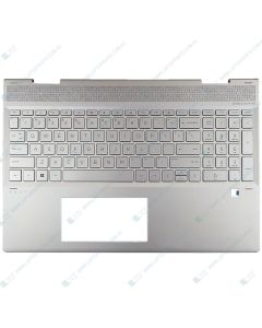 HP ENVY X360 15-RDR1018TX 8QY77PA  Replacement Laptop Upper Case / Palmrest with Backlit Keyboard L53815-001