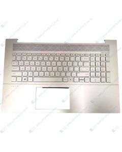 HP ENVY 17T-CG000 8KG04AV TOP COVER WITH KEYBOARD NATURAL SILVER BL US L87983-001