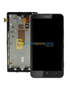 Nokia Lumia 1320 LCD and touch screen assembly with frame Black - AU Stock