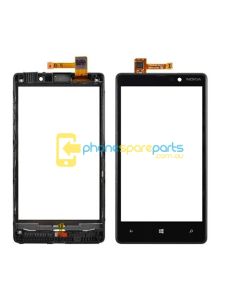Nokia Lumia 820 Touch glass with frame (without screen)