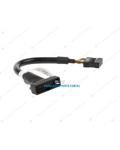USB 3.0 20-Pin Male Header to USB 2.0 9-Pin Female Cable Adapter