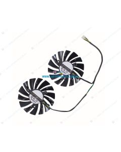 MSI RX580 Replacement Graphics Card Cooling Fan PLD09210S12HH (2 Fans)