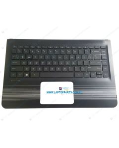 HP Pavilion 13-U100 Z6Y67PA Replacement Laptop Upper Case / Palmrest with Black US Keyboard 856039-001