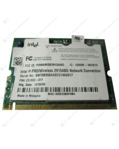 Intel PRO Wireless 2915ABG Replacement Mini-PCI Adapter C51962-019 1039-04-2407 D10725-001 PD9WM3B2915ABG