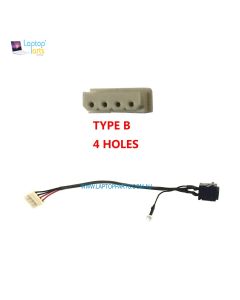 Sony SVE151A11W SVE15117FG SVE151 Series Replacement Laptop Type B 4 Pin connector DC Power Jack with Cable