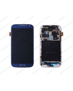 Samsung Galaxy S4 i9500 screen display assembly BLUE with frame