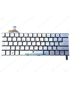 Acer Aspire S7-393 S7-392 Replacement Laptop US Silver Keyboard with Backlit NK.I1113.02L