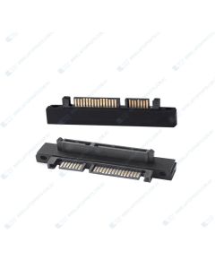 SATA 22 Pin Adapter Male To Female 7+15 Pin Serial ATA Extend (90 Degrees / Right Angle)