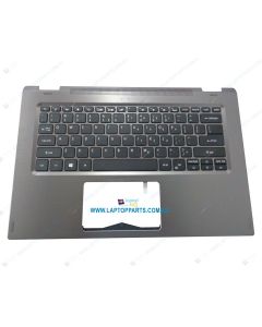 Acer Notebook SPIN SP314-52 Replacement Gray Upper Case / Palmrest with US Keyboard 6B.H60N1.009