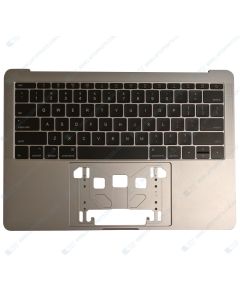 Apple MacBook Pro 13.3  A1708 Late 2016-2017 Replacement Laptop Upper Case / Palmrest with US Keyboard SPACE GRAY