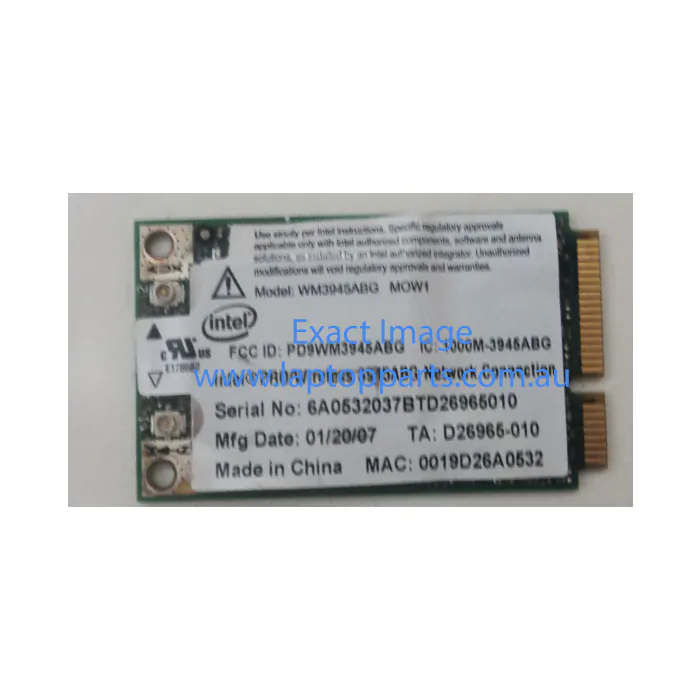 NEC VERSA P7200 Laptop Replacement Intel Wifi Card E178682 ...